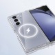 Galaxy Z Fold 6 Kılıf Magsafe Şarj Özellikli Şeffaf Sert PC Zore Embos Kapak Galaxy Z Fold 6 Kılıf Magsafe Şarj Özellikli Şeffaf Sert PC Zore Embos Kapak