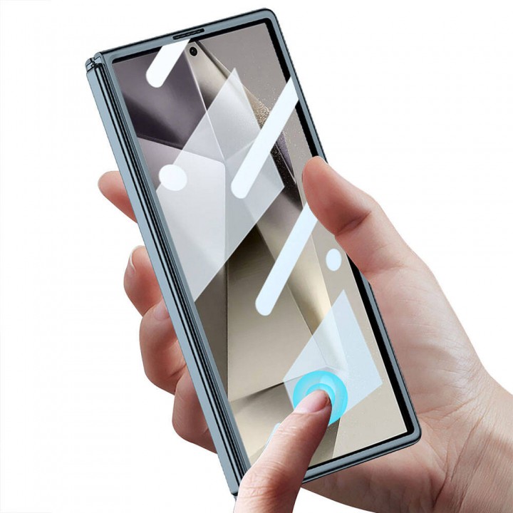 Galaxy Z Fold 6 Kılıf Zore Full Camlı Kıpta Kapak