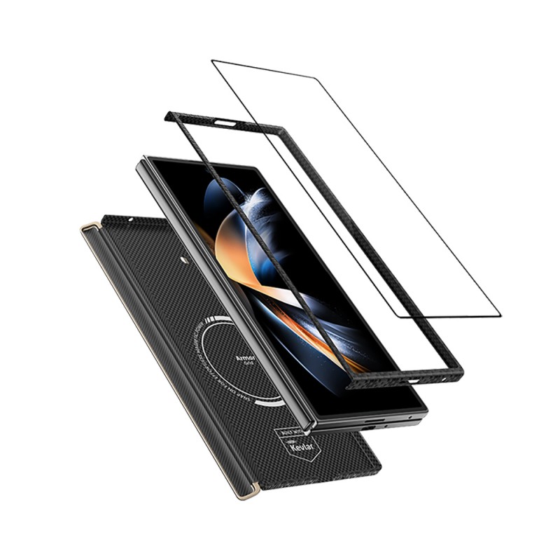 Bal-z Galaxy Z Fold 7 Benks ArmorAir ArmorGrid Grand Combo Üçlü Aksesuar Seti (Ön Arka Kevlar Kapak + Ekran Koruyucu)