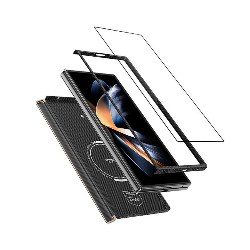 Bal-z Galaxy Z Fold 7 Benks ArmorAir ArmorGrid Grand Combo Üçlü Aksesuar Seti (Ön Arka Kevlar Kapak + Ekran Koruyucu)