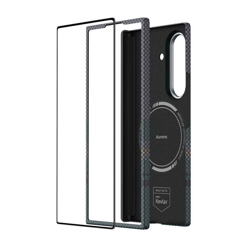 Bal-z Galaxy Z Fold 7 Benks ArmorAir Aurora Grand Combo Üçlü Aksesuar Seti (Ön Arka Kevlar Kapak + Ekran Koruyucu)