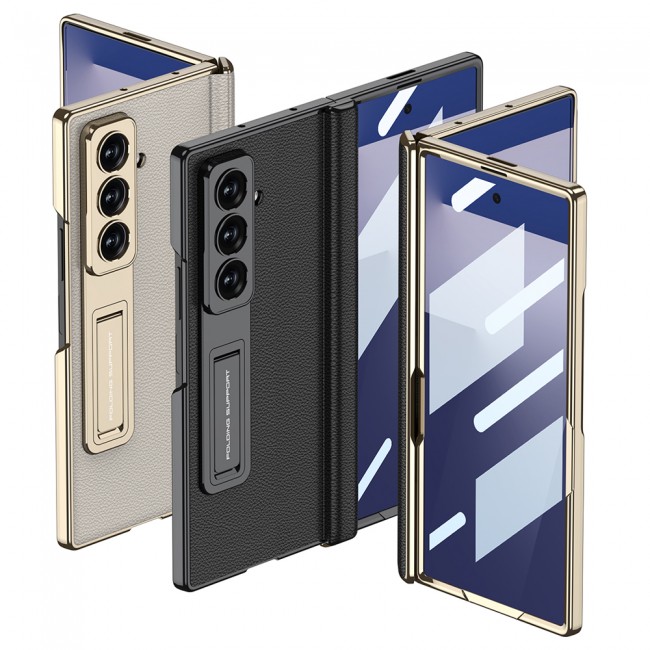 Galaxy Z Fold 7 Kılıf Deri Standlı Zore Kıpta Premium Kılıf Galaxy Z Fold 7 Kılıf Deri Standlı Zore Kıpta Premium Kılıf