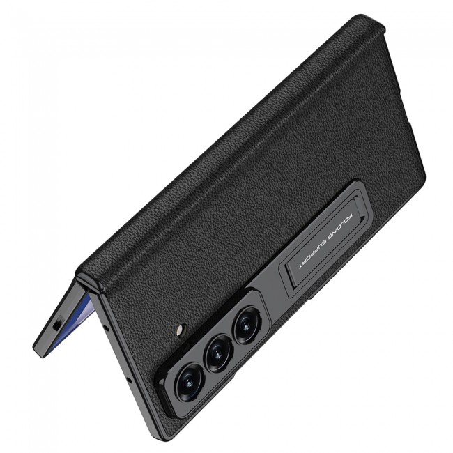 Galaxy Z Fold 7 Kılıf Deri Standlı Zore Kıpta Premium Kılıf Galaxy Z Fold 7 Kılıf Deri Standlı Zore Kıpta Premium Kılıf