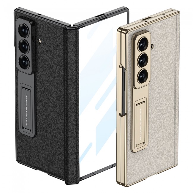 Galaxy Z Fold 7 Kılıf Deri Standlı Zore Kıpta Premium Kılıf Galaxy Z Fold 7 Kılıf Deri Standlı Zore Kıpta Premium Kılıf