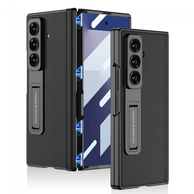 Galaxy Z Fold 7 Kılıf Deri Standlı Zore Kıpta Premium Kılıf Galaxy Z Fold 7 Kılıf Deri Standlı Zore Kıpta Premium Kılıf