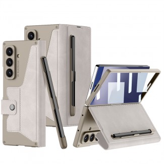 Galaxy Z Fold 7 Kılıf Kamera Korumalı Kadife Tasarımlı Zore Kıpta Kalem Bölmeli Fest Kapak Galaxy Z Fold 7 Kılıf Kamera Korumalı Kadife Tasarımlı Zore Kıpta Kalem Bölmeli Fest Kapak