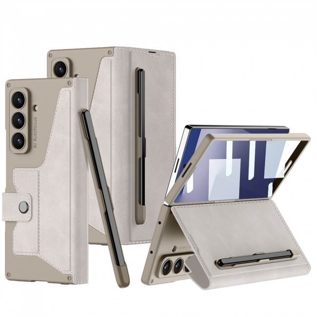 Galaxy Z Fold 7 Kılıf Kamera Korumalı Kadife Tasarımlı Zore Kıpta Kalem Bölmeli Fest Kapak Galaxy Z Fold 7 Kılıf Kamera Korumalı Kadife Tasarımlı Zore Kıpta Kalem Bölmeli Fest Kapak