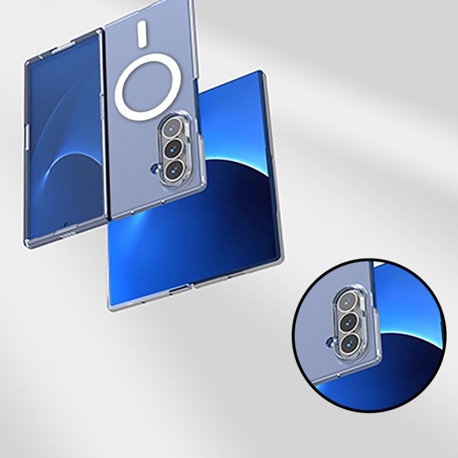 Galaxy Z Fold 7 Kılıf Kamera Korumalı M-safe Sert PC Zore Porto Kapak Galaxy Z Fold 7 Kılıf Kamera Korumalı M-safe Sert PC Zore Porto Kapak