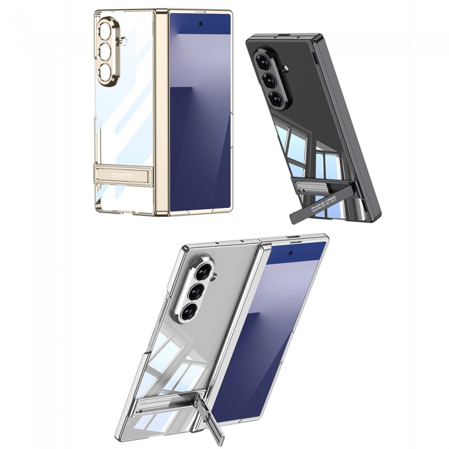 Galaxy Z Fold 7 Kılıf Kamera Korumalı Şeffaf Tasarımlı Zore Lego Standlı Kapak Galaxy Z Fold 7 Kılıf Kamera Korumalı Şeffaf Tasarımlı Zore Lego Standlı Kapak