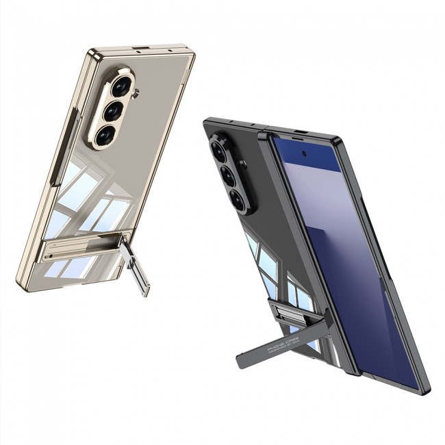 Galaxy Z Fold 7 Kılıf Kamera Korumalı Şeffaf Tasarımlı Zore Lego Standlı Kapak Galaxy Z Fold 7 Kılıf Kamera Korumalı Şeffaf Tasarımlı Zore Lego Standlı Kapak