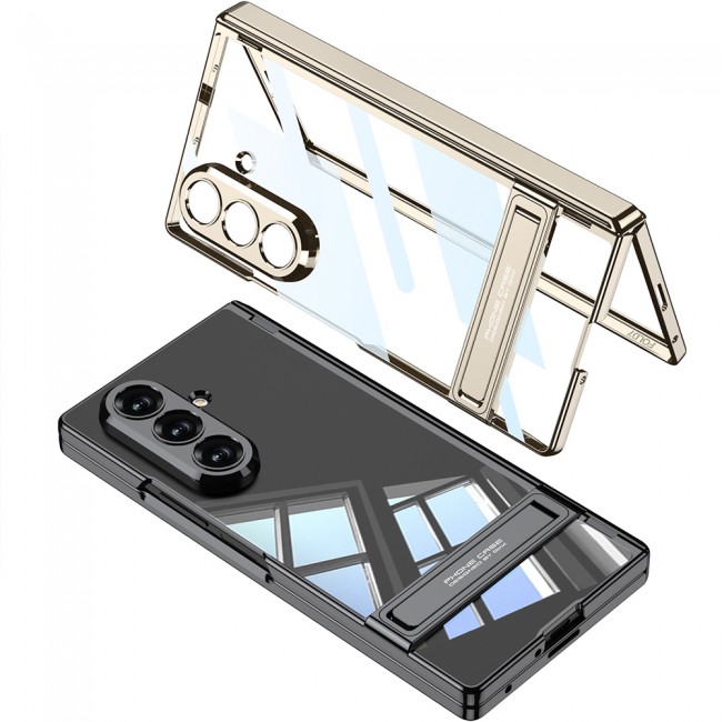 Galaxy Z Fold 7 Kılıf Kamera Korumalı Şeffaf Tasarımlı Zore Lego Standlı Kapak Galaxy Z Fold 7 Kılıf Kamera Korumalı Şeffaf Tasarımlı Zore Lego Standlı Kapak