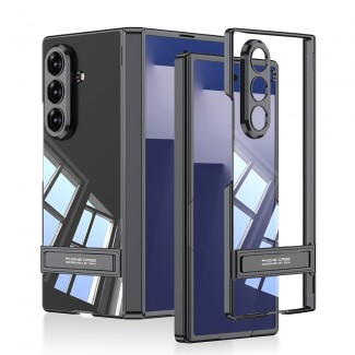 Galaxy Z Fold 7 Kılıf Kamera Korumalı Şeffaf Tasarımlı Zore Lego Standlı Kapak Galaxy Z Fold 7 Kılıf Kamera Korumalı Şeffaf Tasarımlı Zore Lego Standlı Kapak