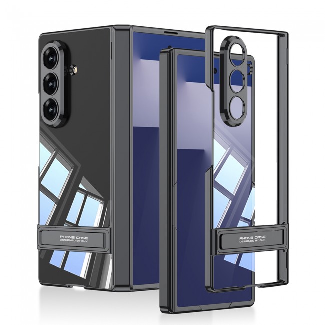 Galaxy Z Fold 7 Kılıf Kamera Korumalı Şeffaf Tasarımlı Zore Lego Standlı Kapak Galaxy Z Fold 7 Kılıf Kamera Korumalı Şeffaf Tasarımlı Zore Lego Standlı Kapak