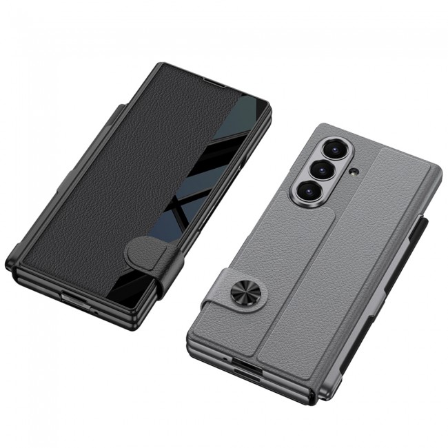 Galaxy Z Fold 7 Kılıf Kamera Korumalı Zore Kıpta Aynalı Kalem Bölmeli Fest Kapak Galaxy Z Fold 7 Kılıf Kamera Korumalı Zore Kıpta Aynalı Kalem Bölmeli Fest Kapak