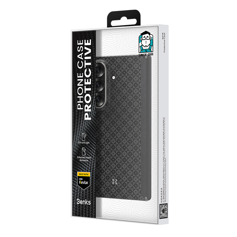 Bal-z Galaxy Z Fold 7 Kılıf M-Safe Şarj Özellikli Benks ArmorAir ArmorGrid Serisi Kevlar Kapak