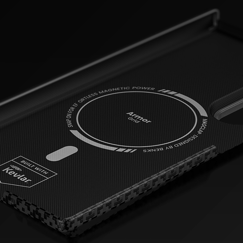 Bal-z Galaxy Z Fold 7 Kılıf M-Safe Şarj Özellikli Benks ArmorAir ArmorGrid Serisi Kevlar Kapak