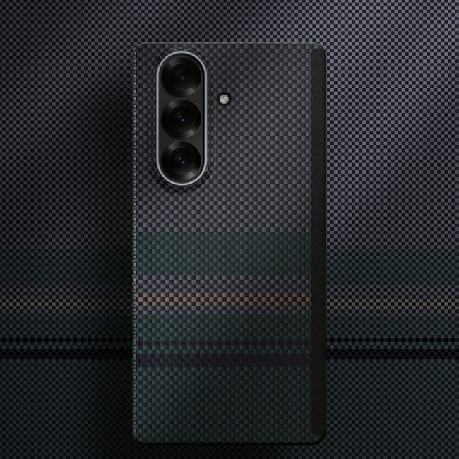 Galaxy Z Fold 7 Kılıf M-safe Şarj Özellikli Karbon Fiber Tasarımlı Benks Aurora ArmorAir Kevlar Kapak Galaxy Z Fold 7 Kılıf M-safe Şarj Özellikli Karbon Fiber Tasarımlı Benks Aurora ArmorAir Kevlar Kapak