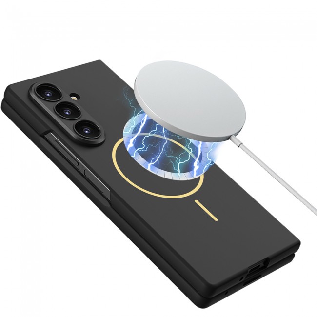 Galaxy Z Fold 7 Kılıf Wireless Şarj Özellikli Zore Kıpta M-safe Kapak Galaxy Z Fold 7 Kılıf Wireless Şarj Özellikli Zore Kıpta M-safe Kapak
