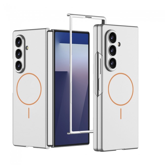 Galaxy Z Fold 7 Kılıf Wireless Şarj Özellikli Zore Kıpta M-safe Kapak Galaxy Z Fold 7 Kılıf Wireless Şarj Özellikli Zore Kıpta M-safe Kapak