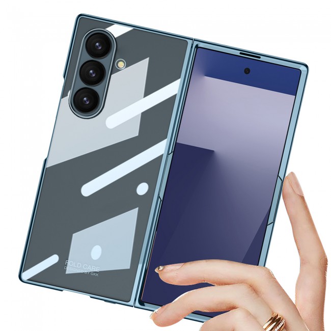 Galaxy Z Fold 7 Kılıf Zore Full Camlı Kıpta Kapak Galaxy Z Fold 7 Kılıf Zore Full Camlı Kıpta Kapak