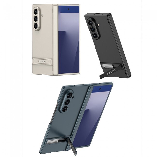 Galaxy Z Fold 7 Kılıf Zore Kıpta Standlı Kapak Galaxy Z Fold 7 Kılıf Zore Kıpta Standlı Kapak