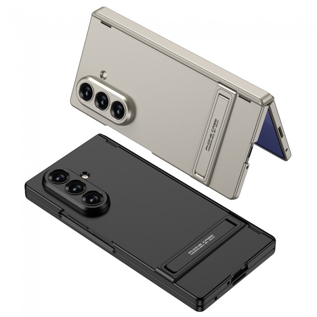 Galaxy Z Fold 7 Kılıf Zore Kıpta Standlı Kapak Galaxy Z Fold 7 Kılıf Zore Kıpta Standlı Kapak