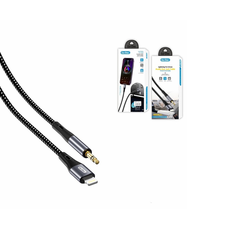 Bal-z Go Des GAC-167 Lightning to 3.5mm AUX Audio Kablo 1M