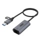 Go Des GD-6836 RJ45 to Type-C ve USB-A Gigabit Ethernet Dönüştürücü Kablo 1000Mbps 50cm Go Des GD-6836 RJ45 to Type-C ve USB-A Gigabit Ethernet Dönüştürücü Kablo 1000Mbps 50cm