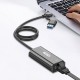 Go Des GD-6836 RJ45 to Type-C ve USB-A Gigabit Ethernet Dönüştürücü Kablo 1000Mbps 50cm Go Des GD-6836 RJ45 to Type-C ve USB-A Gigabit Ethernet Dönüştürücü Kablo 1000Mbps 50cm