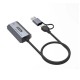 Go Des GD-6836 RJ45 to Type-C ve USB-A Gigabit Ethernet Dönüştürücü Kablo 1000Mbps 50cm Go Des GD-6836 RJ45 to Type-C ve USB-A Gigabit Ethernet Dönüştürücü Kablo 1000Mbps 50cm