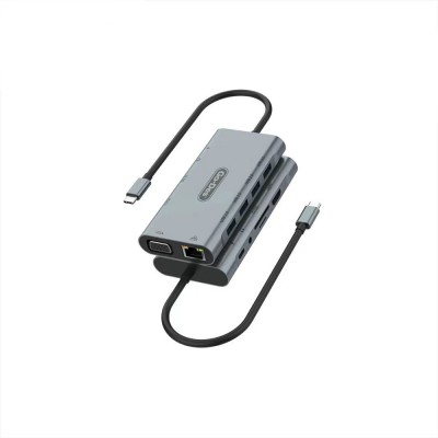 Bal-z Go Des GD-6907 11 in 1 Type-C Hub SD Kart-RJ45-HDMI-VGA-Usb Çoğaltıcı