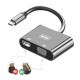 Go Des GD-8280 Type-C To HDTV+VGA Dönüştürücü Go Des GD-8280 Type-C To HDTV+VGA Dönüştürücü