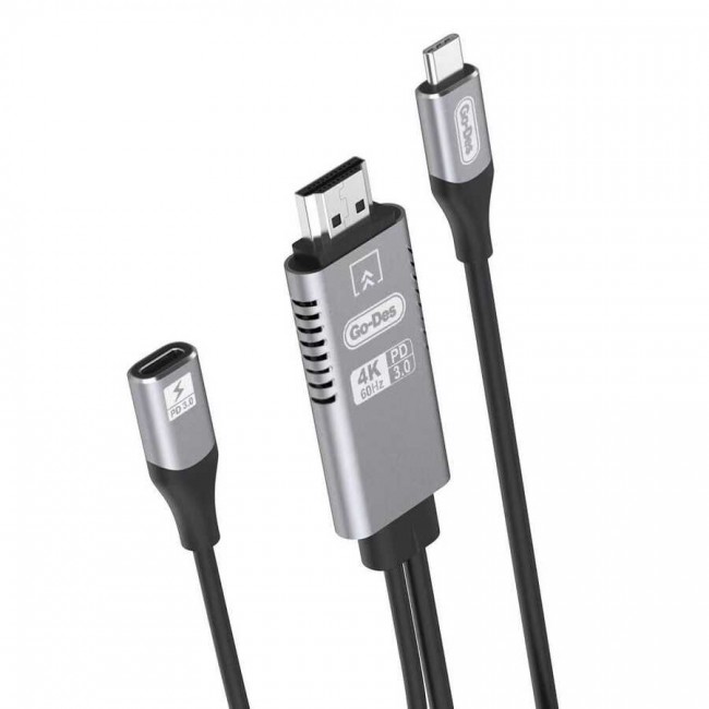Go Des GD-8770 Type-C To HDMI Kablo Go Des GD-8770 Type-C To HDMI Kablo