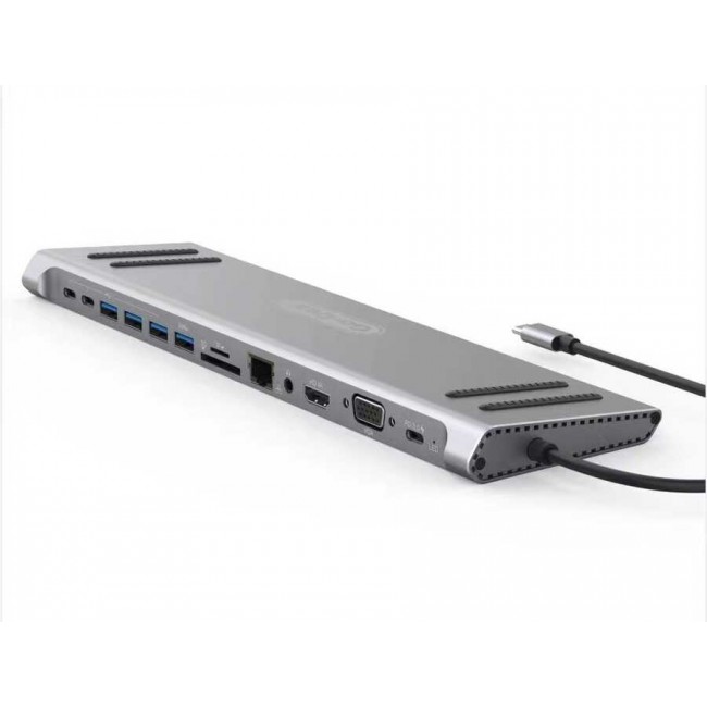 Go Des GD-9120 14 in 1 Stand Özellikli Type-C Hub SD Kart-RJ45-HDMI-VGA-Usb Çoğaltıcı Go Des GD-9120 14 in 1 Stand Özellikli Type-C Hub SD Kart-RJ45-HDMI-VGA-Usb Çoğaltıcı