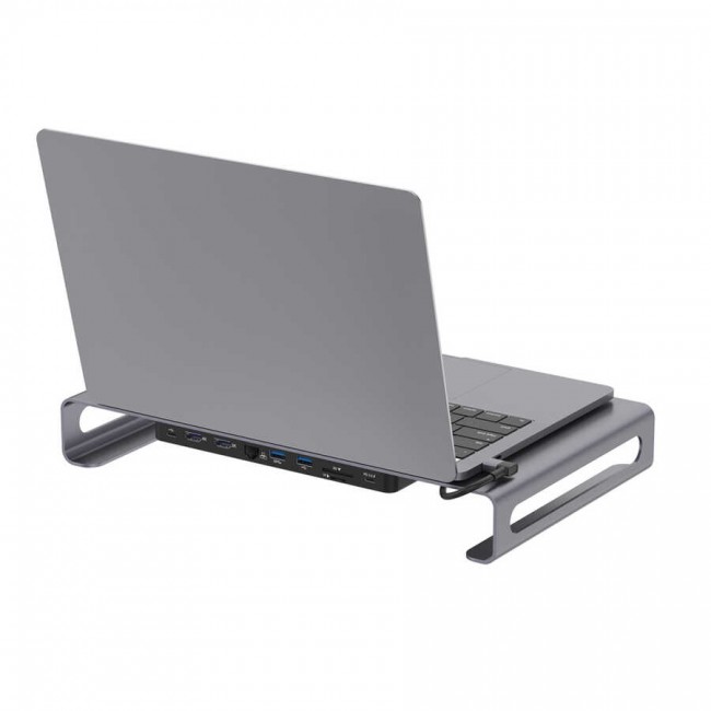 Go Des GD-9126 Hub Destekli Laptop Standı Docking Station Stand Go Des GD-9126 Hub Destekli Laptop Standı Docking Station Stand
