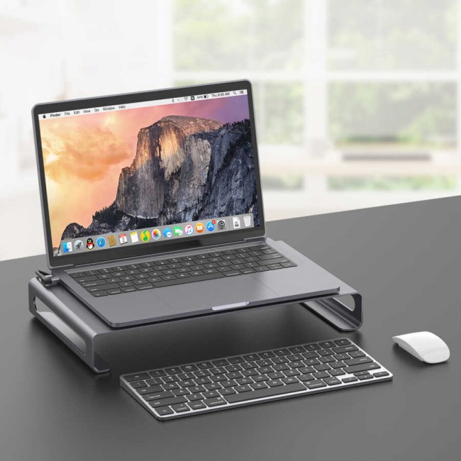 Go Des GD-9126 Hub Destekli Laptop Standı Docking Station Stand Go Des GD-9126 Hub Destekli Laptop Standı Docking Station Stand