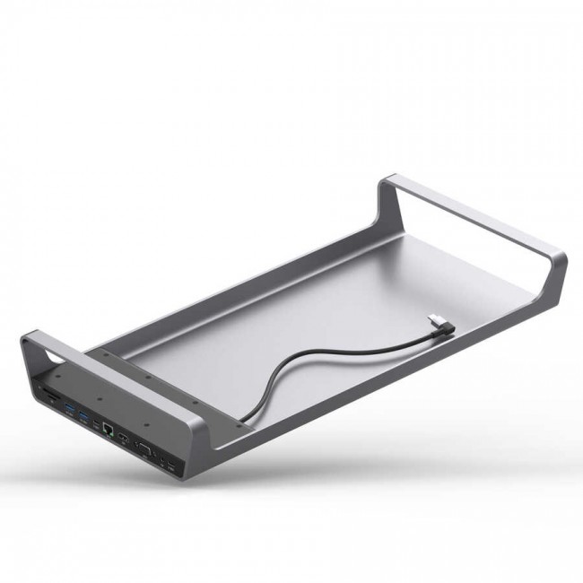Go Des GD-9128 Hub ve Kablosuz Şarj Destekli Laptop Standı Docking Station Stand Go Des GD-9128 Hub ve Kablosuz Şarj Destekli Laptop Standı Docking Station Stand