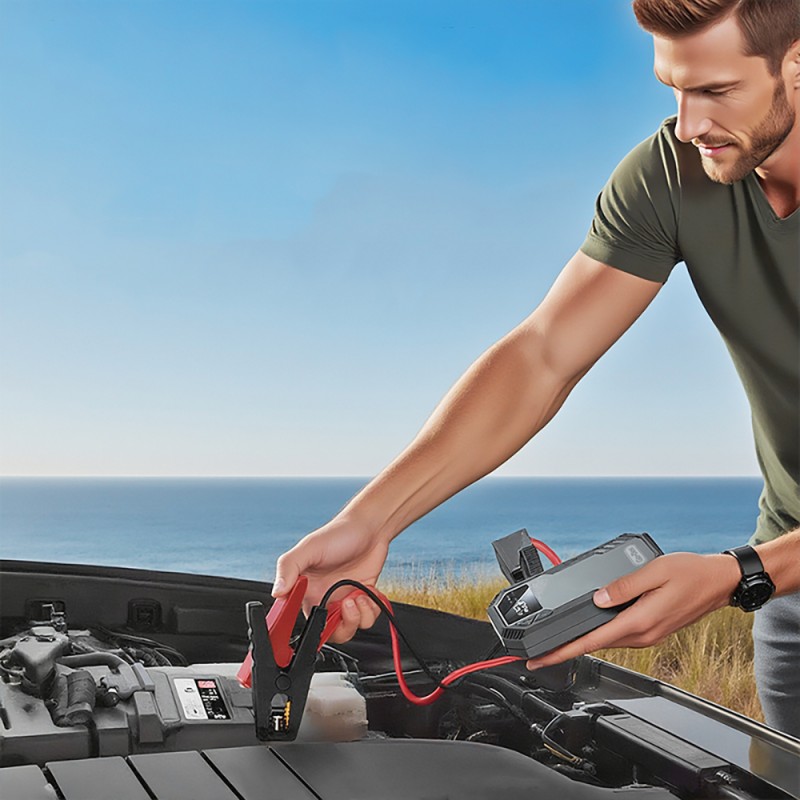 Bal-z Go Des GD-B635 LED Işıklı Araç Akü Acil Durum Takviye Güç Kaynağı 12V