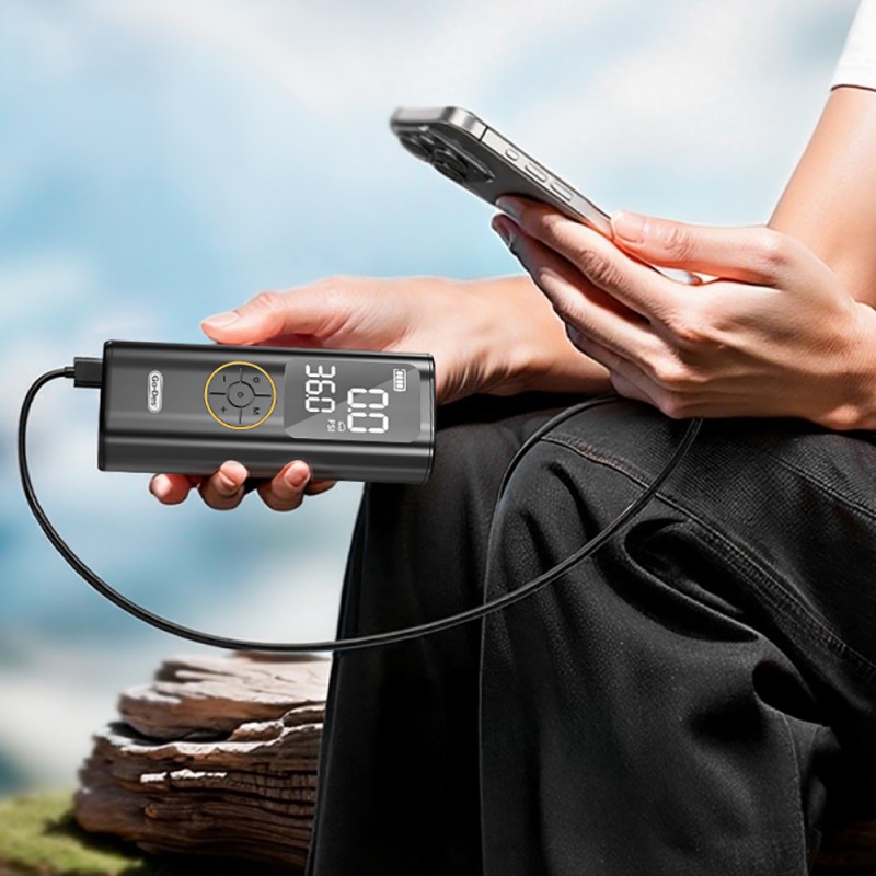 Bal-z Go Des GD-B638 LED Işıklı Araç Hava Kompresörü ve Powerbank 12V