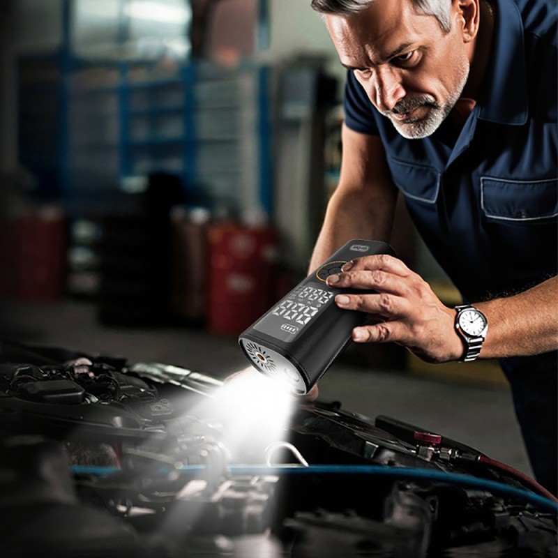 Bal-z Go Des GD-B638 LED Işıklı Araç Hava Kompresörü ve Powerbank 12V