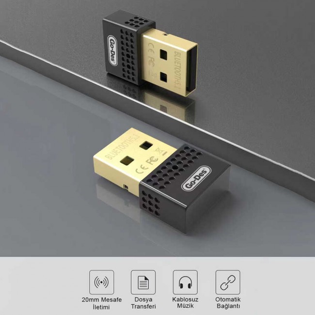 Go Des GD-BT112 USB Bluetooth Adaptör Go Des GD-BT112 USB Bluetooth Adaptör