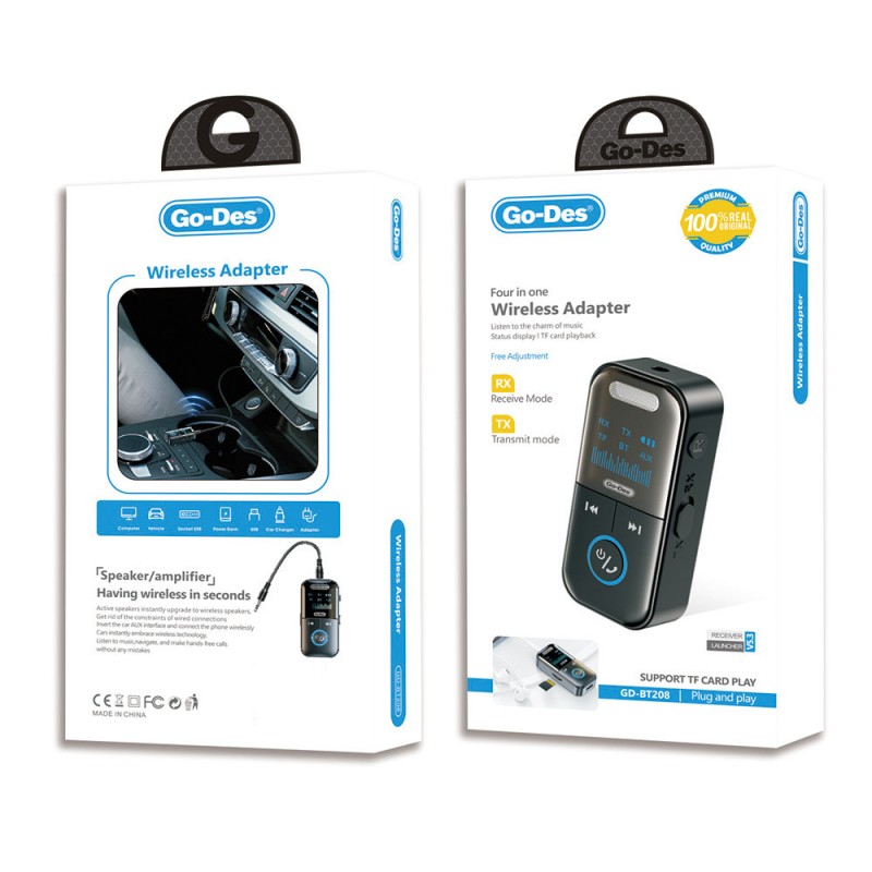 Bal-z Go Des GD-BT208 Tak Çalıştır 4in1 Wireless Adaptör V5.3