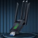 Go Des GD-BT318 Çift Bantlı 1200m 300Mbps 4 Antenli Kablosuz İnternet Sağlayıcı USB WiFi Adaptör Go Des GD-BT318 Çift Bantlı 1200m 300Mbps 4 Antenli Kablosuz İnternet Sağlayıcı USB WiFi Adaptör