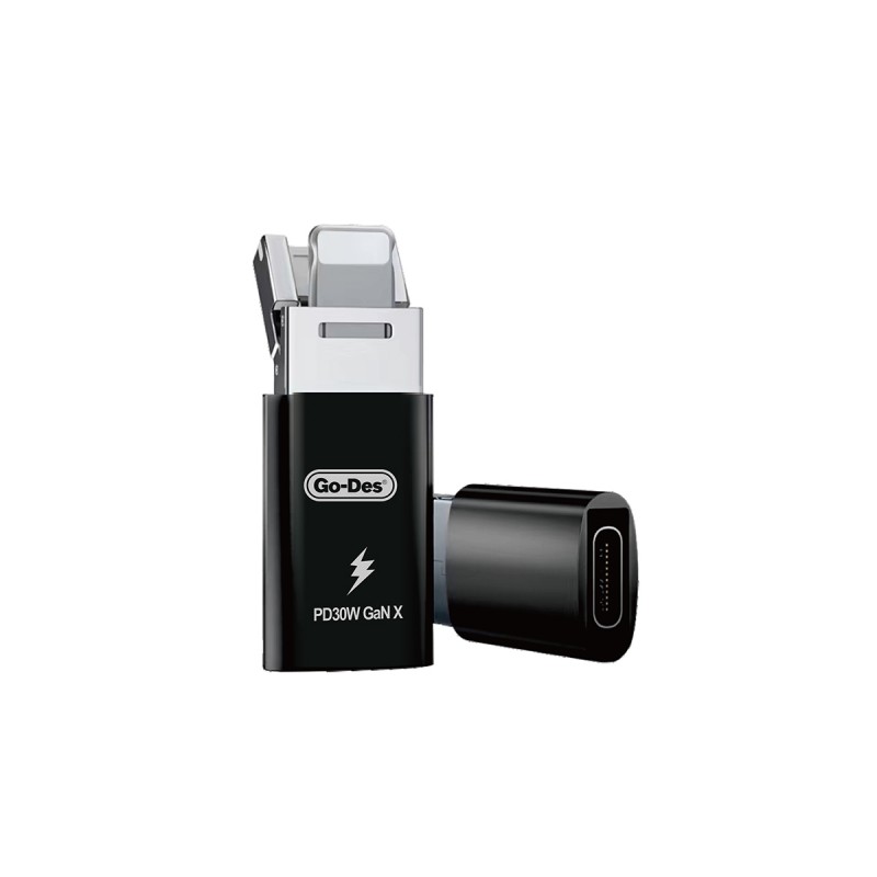 Bal-z Go Des GD-CT029 PD30W GaN Teknolojili Type-C to Lightning & USB-A OTG