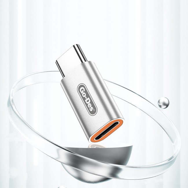 Go Des GD-CT063 Lightning to Type-C 120W Şarj ve Ses Destekli Dönüştürücü Go Des GD-CT063 Lightning to Type-C 120W Şarj ve Ses Destekli Dönüştürücü