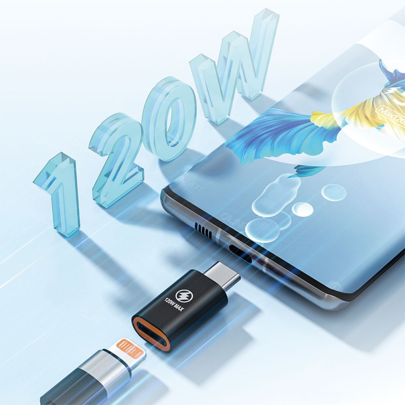 Bal-z Go Des GD-CT063 Lightning to Type-C 120W Şarj ve Ses Destekli Dönüştürücü