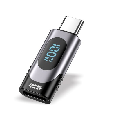 Bal-z Go Des GD-CT072 Type-C to Type-C Dijital LED Göstergeli Hızlı Şarj Adaptörü 100W