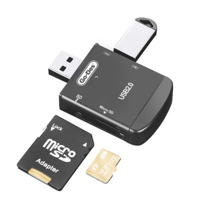 Bal-z Go Des GD-DK109 4 in 1 Hafıza Kart Okuyucu