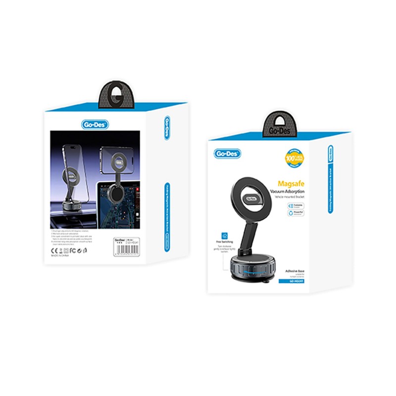 Bal-z Go Des GD-HD241 360 Derece Dönebilen Vakum Özellikli Magnetik Telefon Tutucu