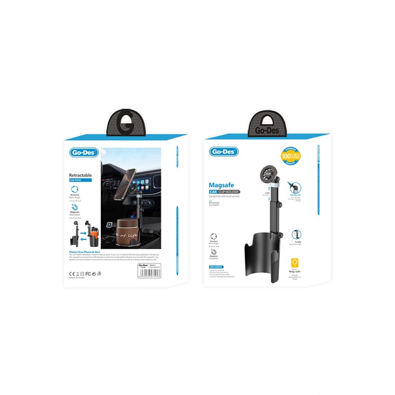 Bal-z Go Des GD-HD253 M-safe Magnetik 360 Derece Dönebilen Bardaklık Tasarım Telefon Tutucu